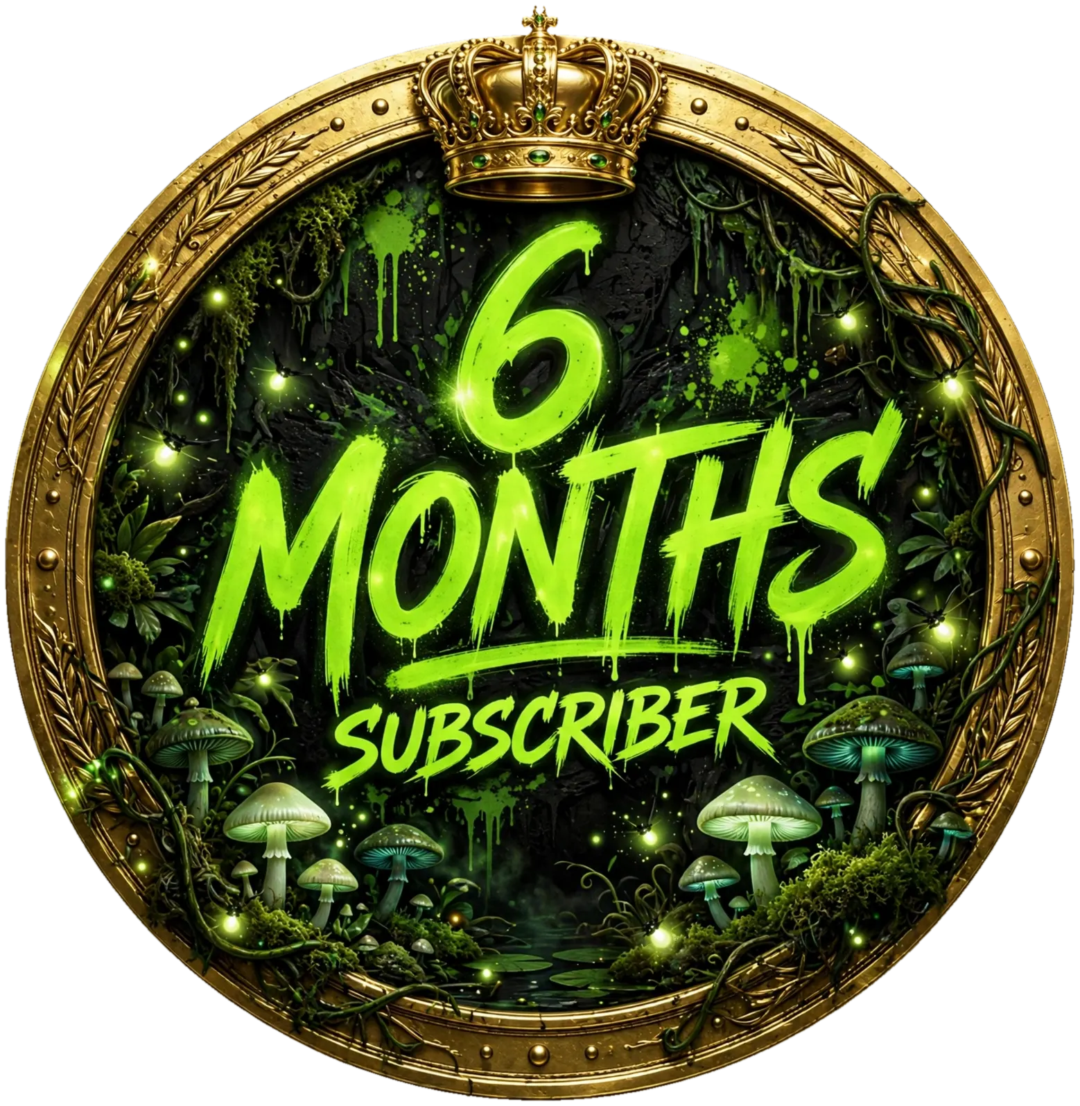 6 month subscriber badge