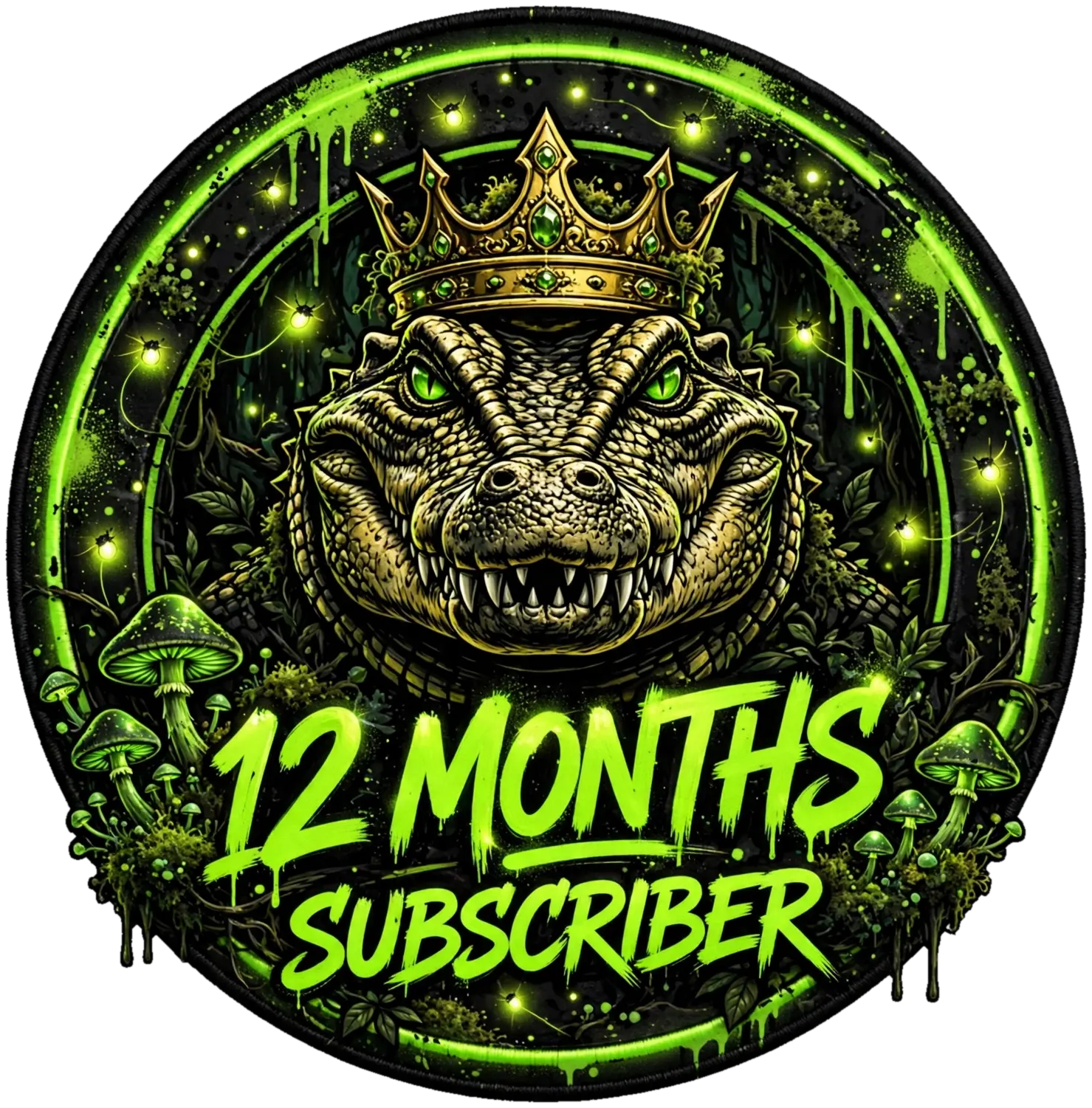 12 month subscriber badge