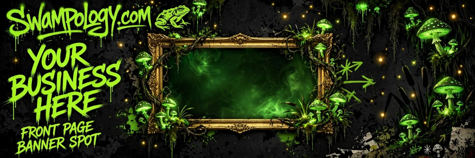 Chronicle Front Page Banner example artwork for a Swampology sponsor