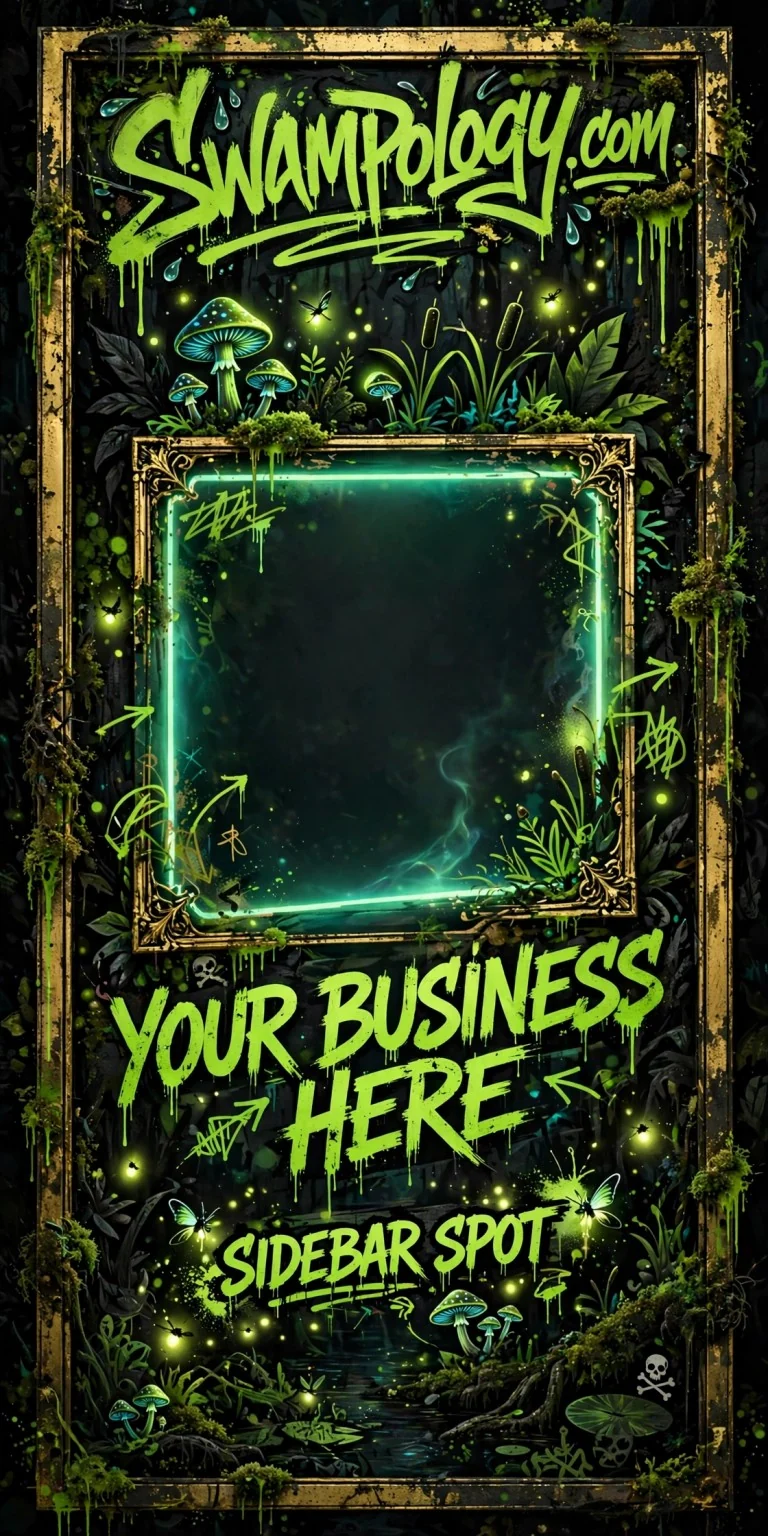 Sidebar Spot example artwork for a Swampology sponsor