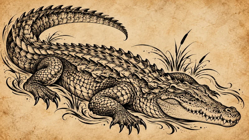 Tribal Gator